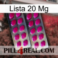 Lista 20 Mg 10